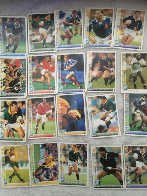 Job Lot: Rugby World Cup 95 shell trading Cards (20 cards)