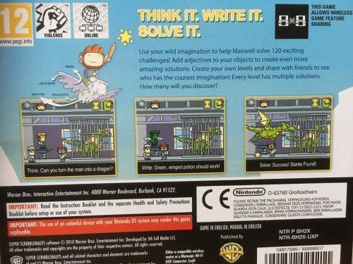 Nintendo DS - Super ScribbleNauts