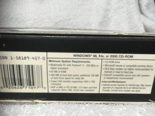 PC - Pc Big Box Empire Earth (Big Boxed Game) (Retro) - Win 95 / 98