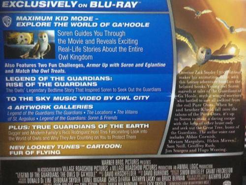 Blu-ray - Legend of The Guardians The Owl of Ga`Hoole