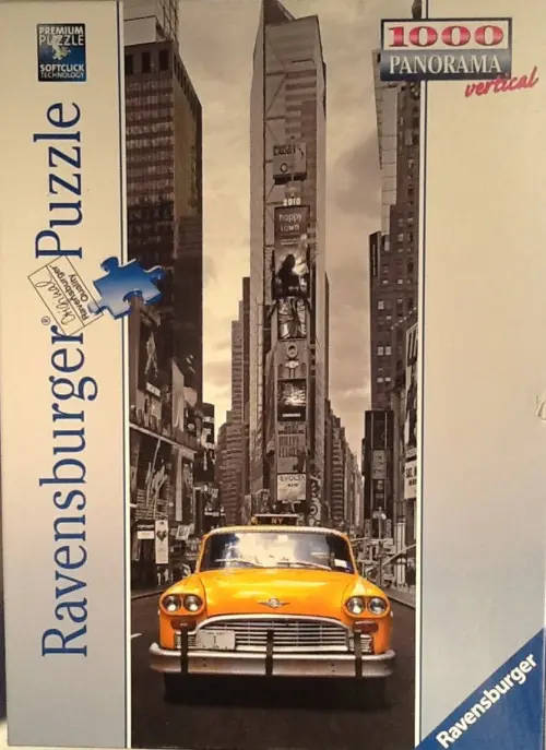 Ravensburger New York City Taxi 1000 Piece Panorama Vertical Puzzle #151196 (New Sealed)