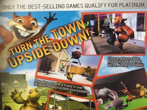 PS2 - Over The Hedge - Platinum