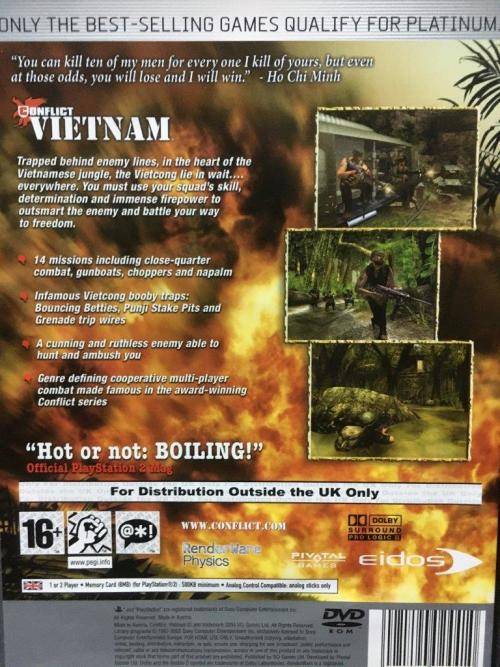PS2 - Conflict Vietnam - Platinum