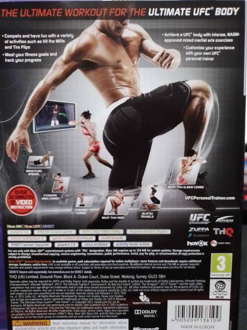 Xbox 360 - UFC Trainer (Requires Kinect Sensor)