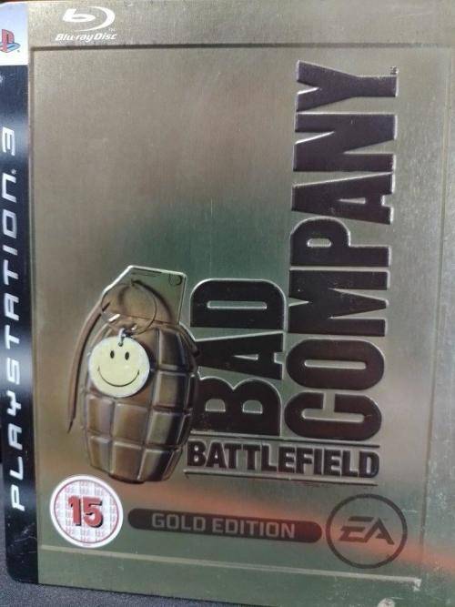 PS3 - Bad Company Battlefield Gold Edition Steel Book