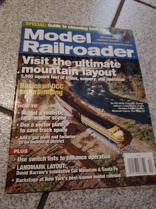 Job Lot Model Railroader Magazines 2008 12 Issues January to December