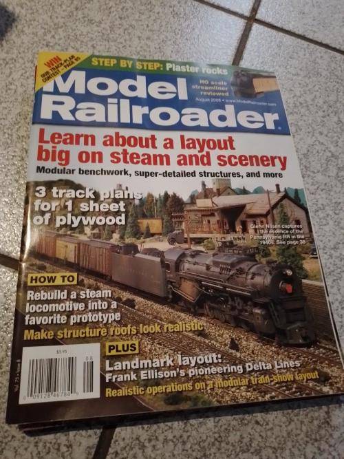 Job Lot Model Railroader Magazines 2008 12 Issues January to December