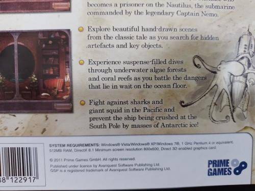 PC - 20,000 Leagues Under The Sea - Hidden Object Adventure