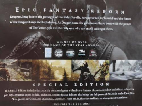 Xbox ONE - The Elder Scrolls V Skyrim Special Edition