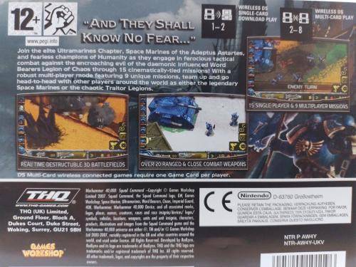 Nintendo DS - Warhammer 40 000 Squad Command