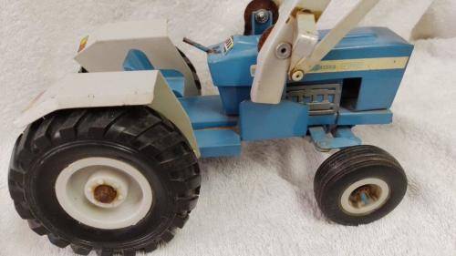 Vintage Strike Toys Tin Plate Ford Tractor Circa 1970`s