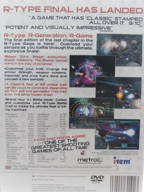 PS2 - R-Type Final
