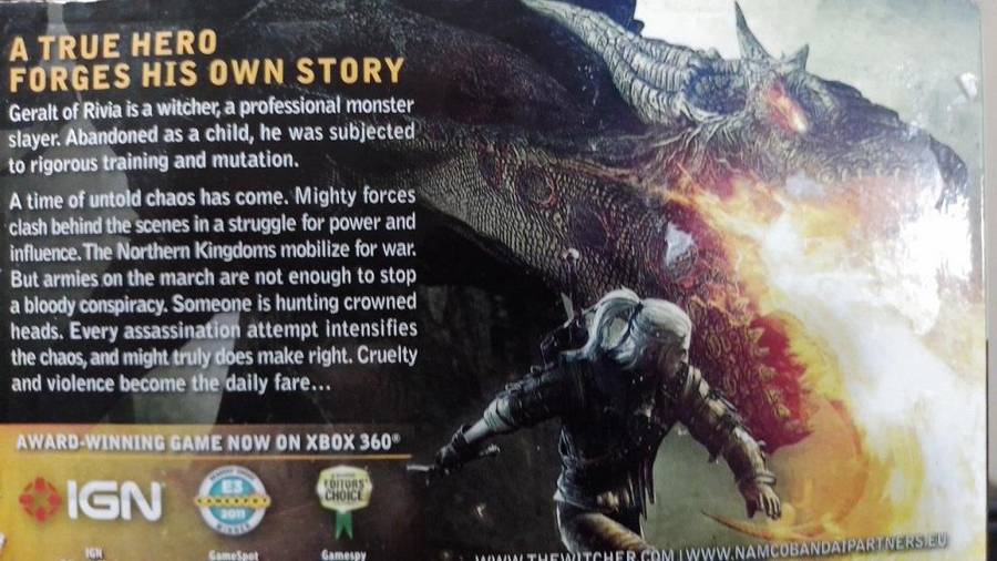 Xbox 360 - The Witcher 2 Assassins of Kings Enhanced Edition