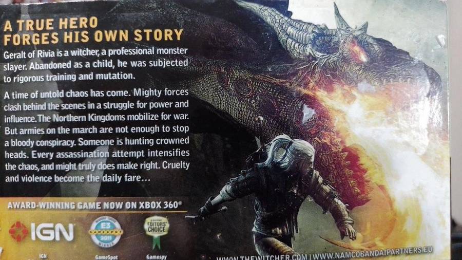 Xbox 360 - The Witcher 2 Assassins of Kings Enhanced Edition