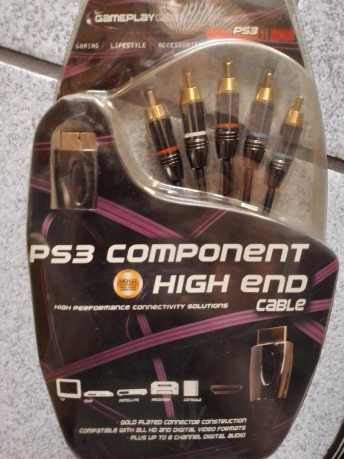 PS3 - Component Cable (Can be used on PS2) (NOS)