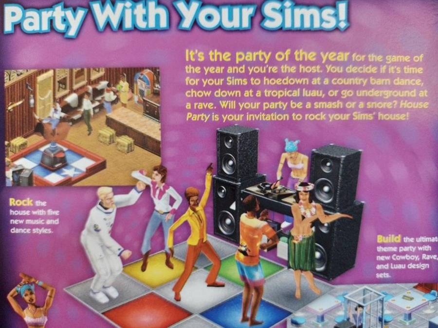 PC - The Sims  - House Party - Expansion Pack