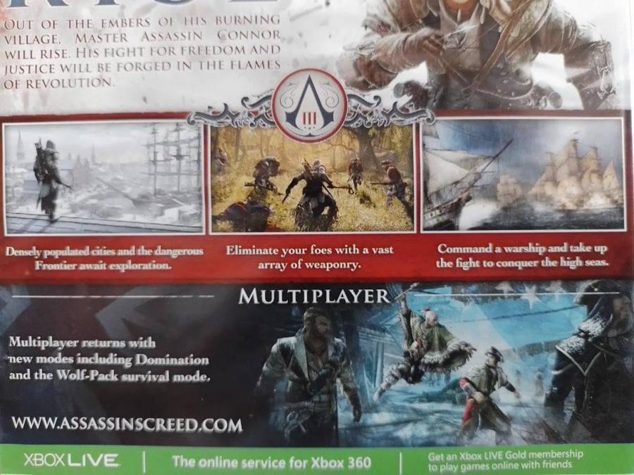 Xbox 360 - Assassin`s Creed III