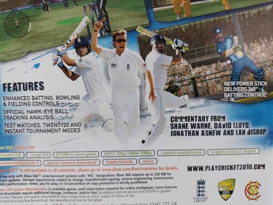 Xbox 360 - International Cricket 2010