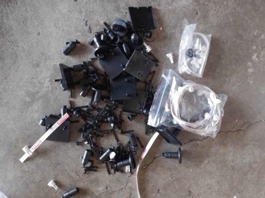 Carrera Go - Job Lot of Track barriers and clips  1:43 scale