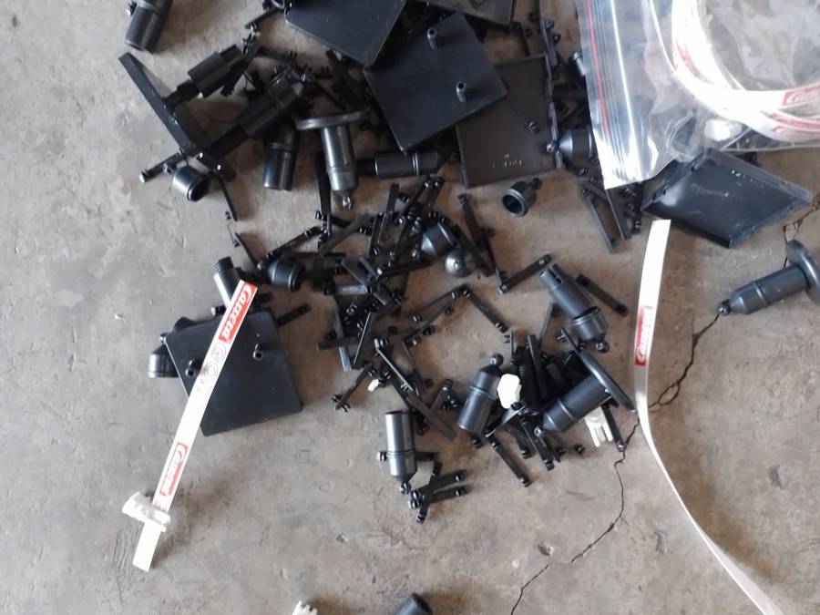 Carrera Go - Job Lot of Track barriers and clips  1:43 scale