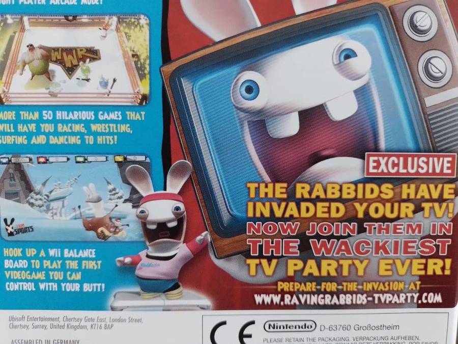 Wii - Rayman Raving Rabbids Tv Party