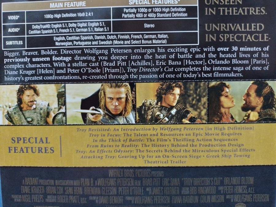 Blu-ray - Troy - Directors Cut