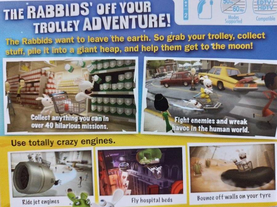 Wii - Rabbids Go Home