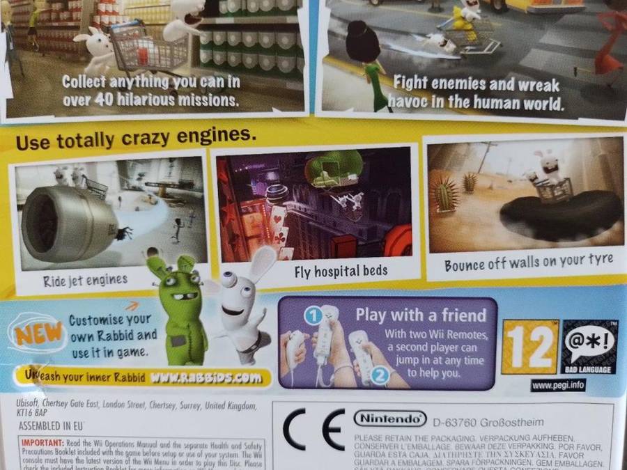 Wii - Rabbids Go Home