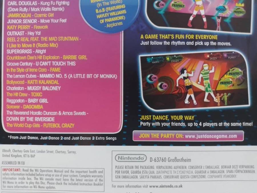 Wii - Just Dance Best of