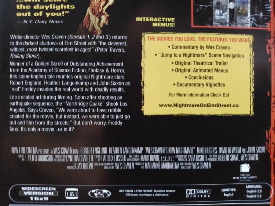 DVD - Wes Craven`s New NightMare