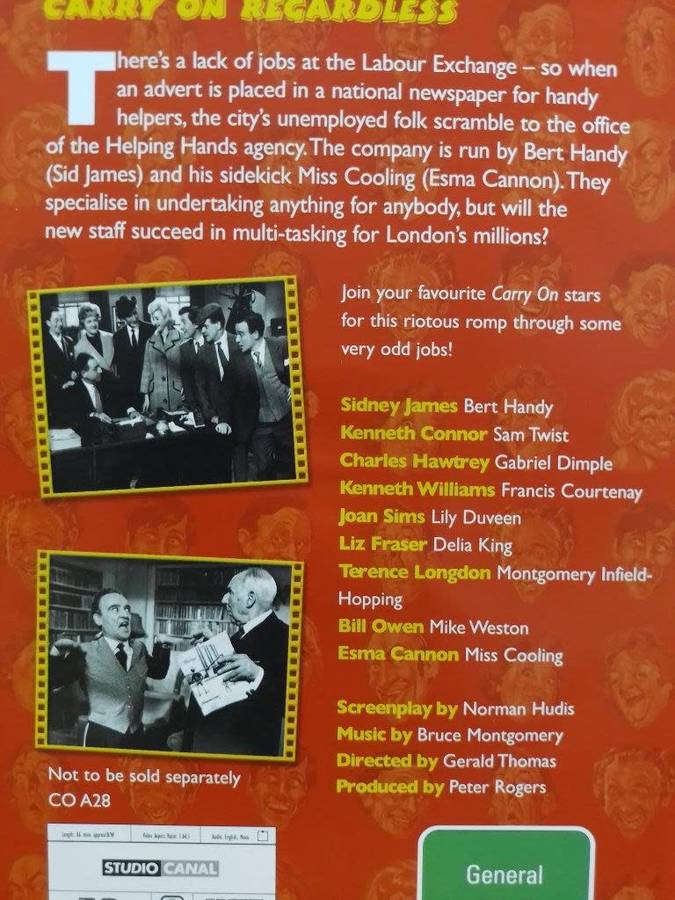 DVD - Carry On Regardless