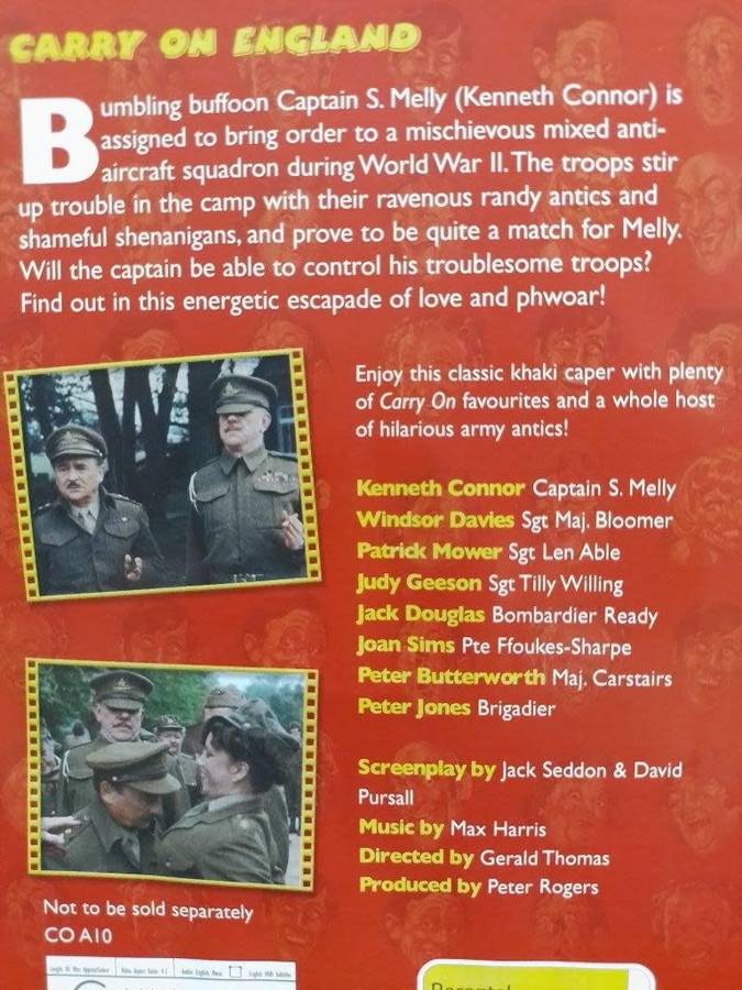 DVD - Carry On England