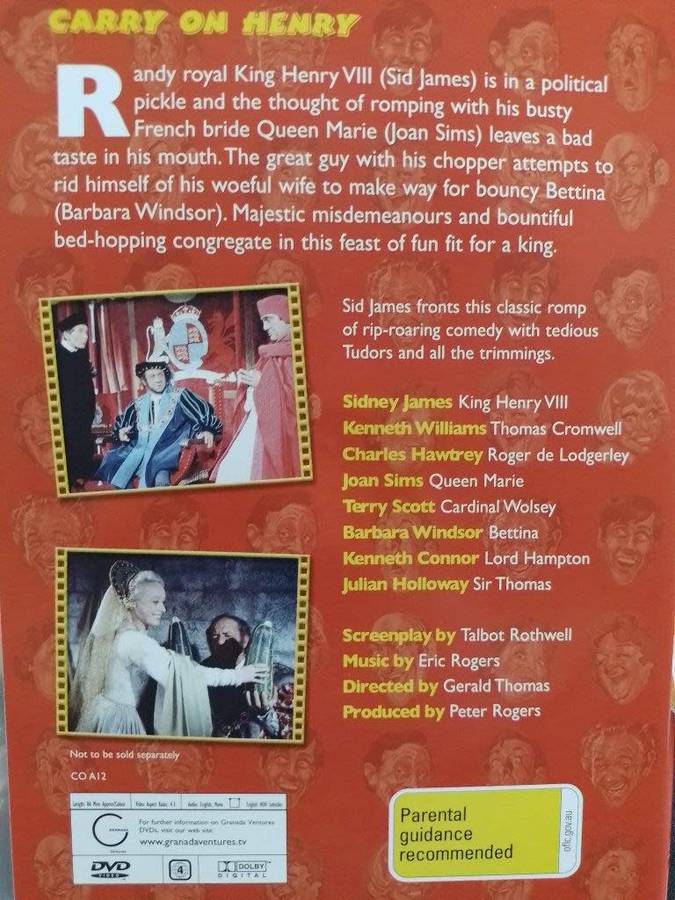 DVD - Carry On Henry
