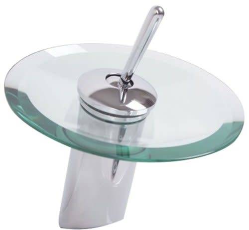 (Local Stock)Glass Waterfall Tub Vanity Sink Faucet Tap