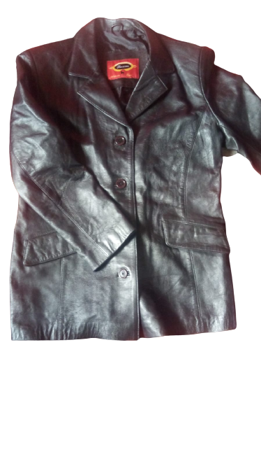 Large Baracinni Original Leather Jacket Size:Large Free Delivery