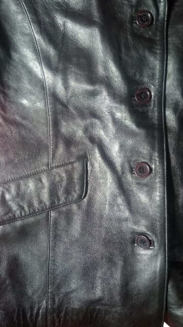 Large Baracinni Original Leather Jacket Size:Large Free Delivery