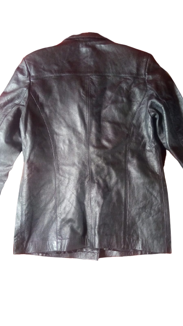 Large Baracinni Original Leather Jacket Size:Large Free Delivery