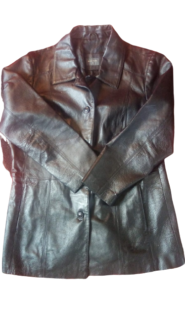 Large Genuine Leather Jacket Size:Large Free Delivery