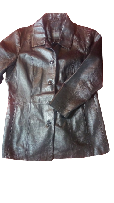 Large Genuine Leather Jacket Size:Large Free Delivery
