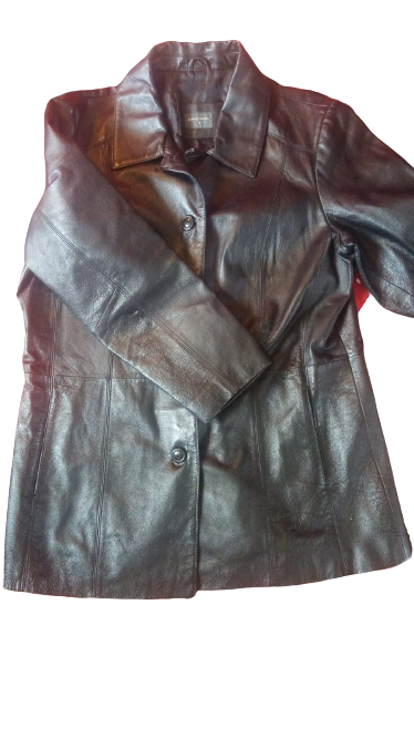 Large Genuine Leather Jacket Size:Large Free Delivery