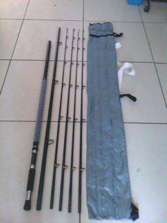 4.4m Graphite Fishing Rod with 4 tips