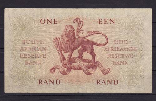 1 X 1962 - G RISSIK - R1 NOTE IN A GOOD  CONDITION