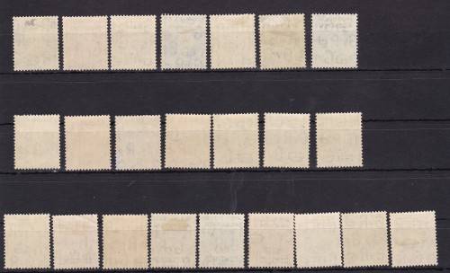 BRITISH POST SPANISH MOROCCO - 1914 - KG V AND KG VI - STAMPS AS PER SCAN - GOOD CV