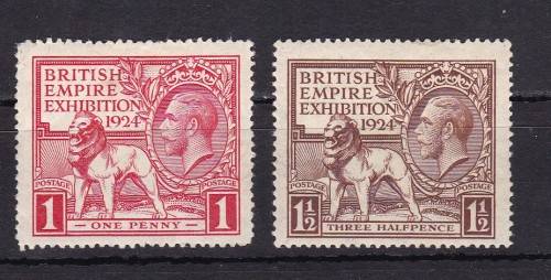 GB - KG V - 1924 - BRITISH EMPIRE EXHIBITION - LMM AND UMM AS PER SCAN - SG 430 & SG 431