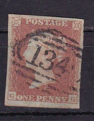 GB - QUEEN VICTORIA - 1941 - WMK 2 - PAPER MORE OR LESS BLUED - IMPERF - FINE USED