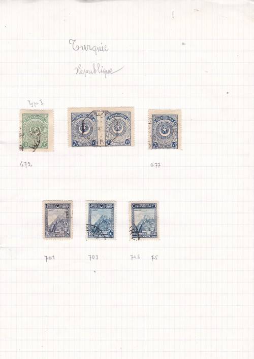 TURKEY - LOTS OF STAMPS ON PAPER - FINE USED AND MM - AS PER SCAN