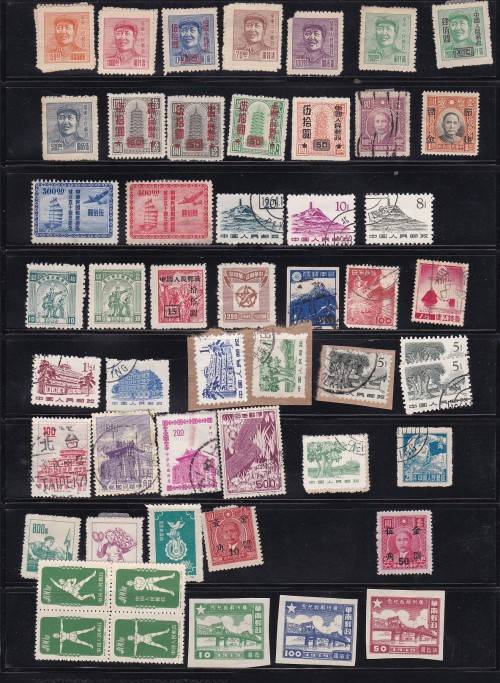 CHINA - LOTS OF EARLY STAMPS - MM AND FINE USED - AS PER SCAN - HOLDERS NOT INCLUDE