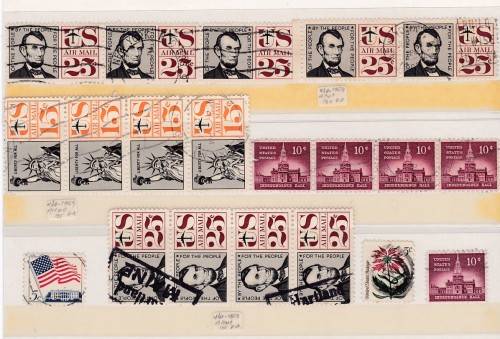 AMERICA - LOTS OF STAMS AS PER SCHEDULE - 1893 - AND ON WARDS