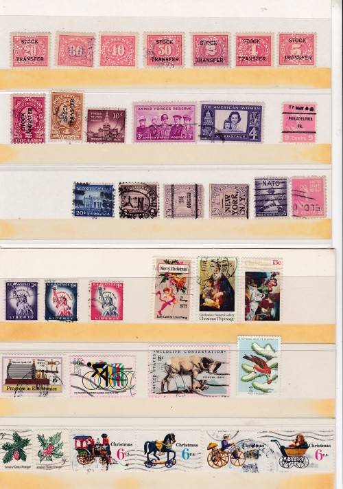 AMERICA - LOTS OF STAMS AS PER SCHEDULE - 1893 - AND ON WARDS