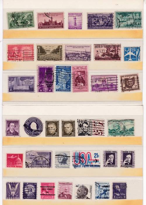 AMERICA - LOTS OF STAMS AS PER SCHEDULE - 1893 - AND ON WARDS